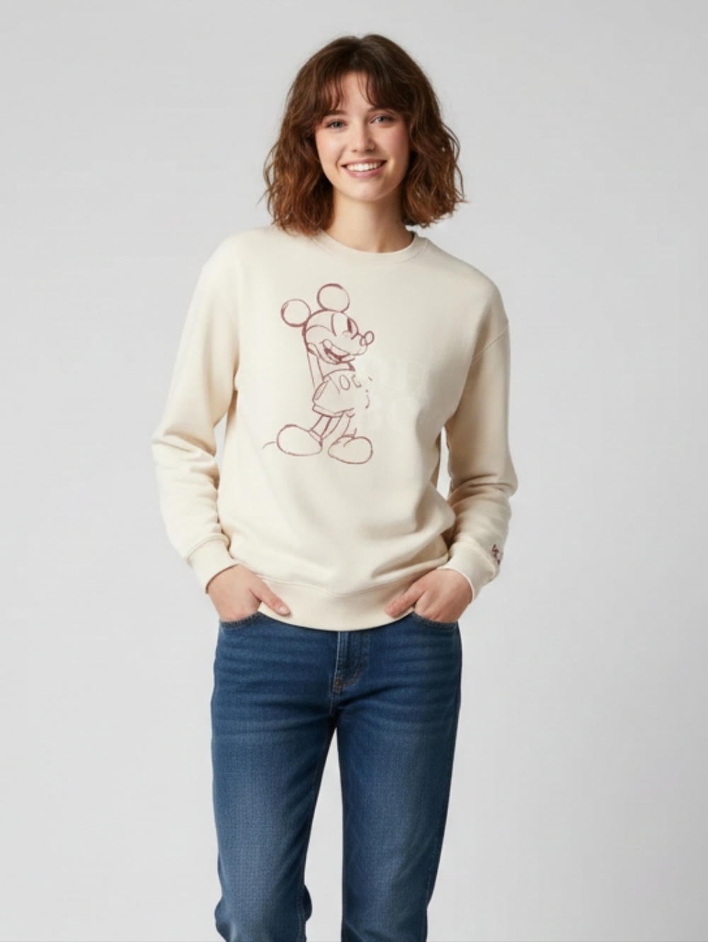 Mickey Mouse ''Oh Boy'' Pullover Sweater